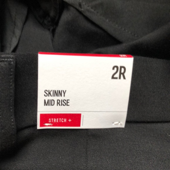 Express Blue stripe skinny mid rise pants NWT - Picture 2 of 4